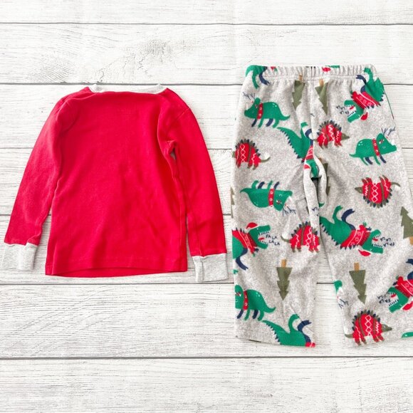 Carter’s Dinosaur Christmas Holiday Pajamas - Picture 5 of 5